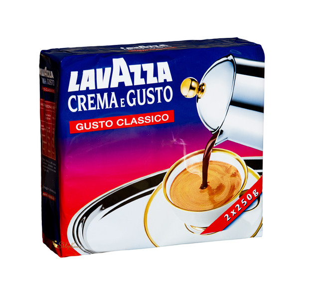 Кофе молотый Lavazza Crema e Gusto Classico Duo 500г (2х250г) - фото 1 - id-p24655788