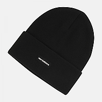 Шапка Linear Knit Cuffed Beanie LAH33005BK New Balance Черный