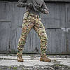 Тактичні військові польові штани зісу чоловічі M-Tac Aggressor Gen.II Ріп стоп мультикам S/R, фото 4