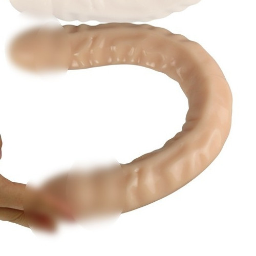 Фаллоімітатор подвійний силіконовий XL Супер шоп