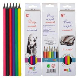 Олівці кольорові 6 кольорів CR 555-6