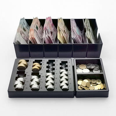 СКАРБ-5+СКАРБ-4(6) 30х31 см. Комплект лотків для грошей (без націнки маркетплейса).