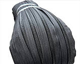 Рулонна блискавка #3. Спіральна. Чорна. 200 м., фото 2