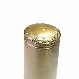 Капсула для шампанського фольга золото 34х50х120 мм (Італія), фото 2