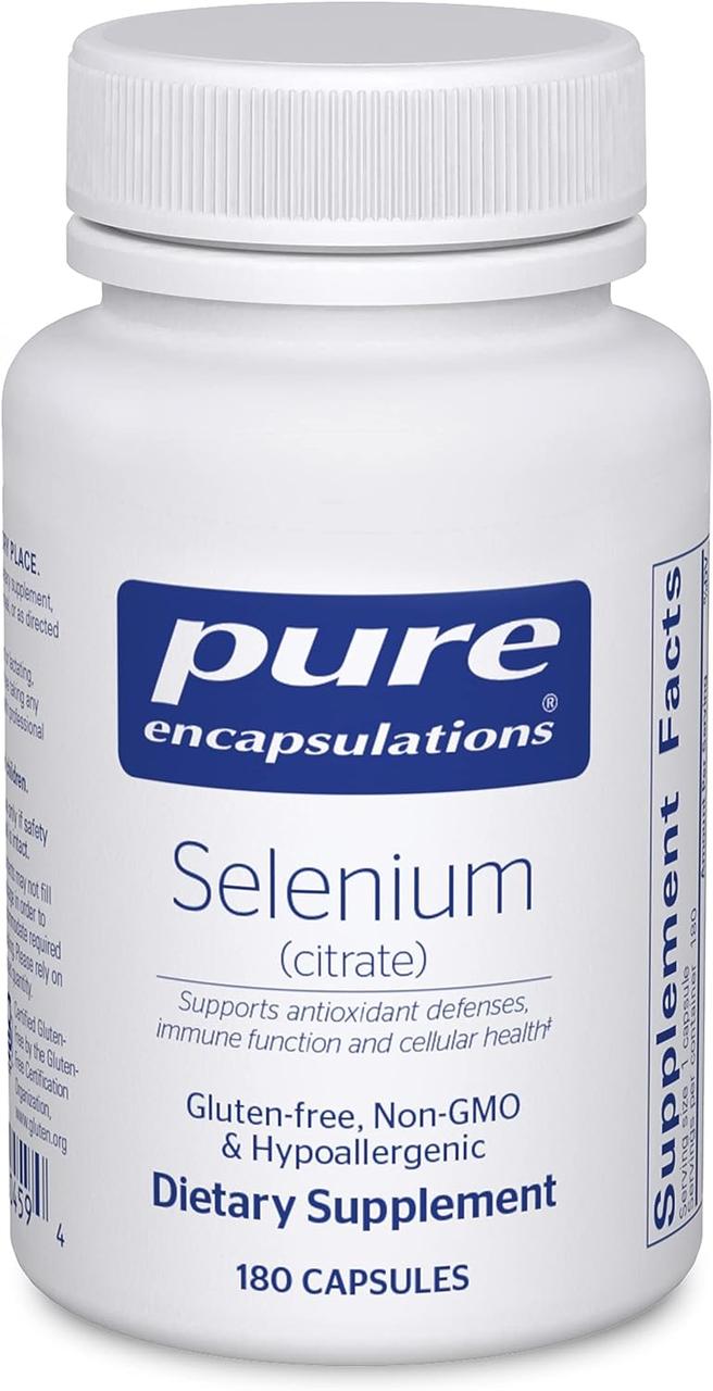 Pure Encapsulations Selenium citrate / Селен цитрат 180 капсул