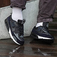 Кроссовки мужские Nike Air Max 90 Fortuna Black\Blue кроссовки найк кросівки nike air max кроссовки найк аир