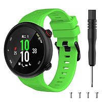 Ремешок для Garmin Forerunner 45S (салатовый)