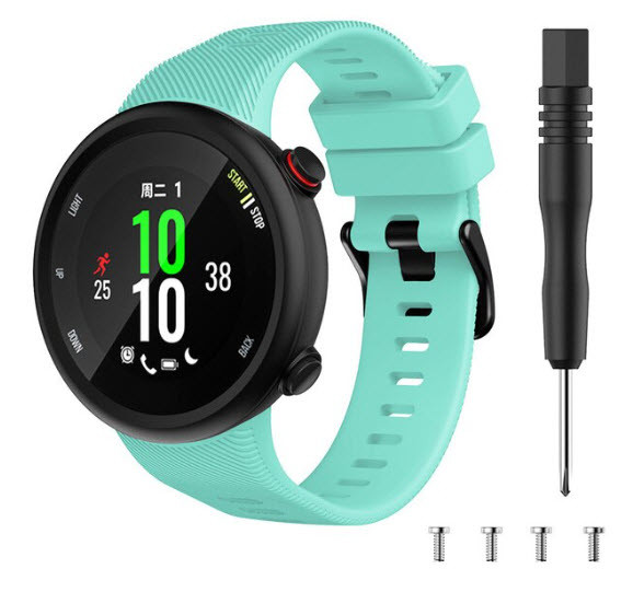 Ремінець для Garmin Forerunner 45S (бірюзовий), фото 1