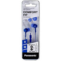 Навушники Гарнітура Panasonic RP-TCM115GC-K дротові з мікрофоном Blue