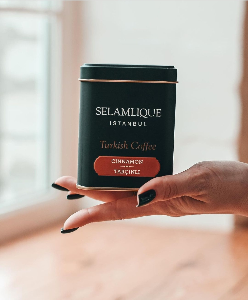 Турецька кава дрібномелена Selamlique з корицею 125 г, кава для турки середнього обсмаження, помірно міцна