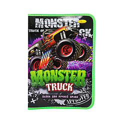 Папка для ручної праці А4 Апельсин ПР-01 на блискавці Monster truck, World-of-Toys