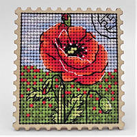 Набір для вишивання хрестиком Zayka Stitch “Мак” (арт. 027)