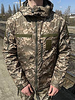 Куртка пиксель с капюшоном Omni-Heat демисезон. Куртка тактическая пиксель утепленная