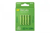 Акумулятори GP Recyko 1000 Series AAA/HR03 NI-MH 950mAh BL 4 шт