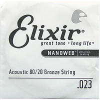 Струна Elixir 15123 Acoustic Nanoweb Bronze .023 (акустика)