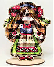 Набір для вишивання хрестиком Zayka Stitch “Лялька Українка” (арт. 028)