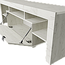 Тумба під телевізор в передпокій, вітальню з ЛДСП Сімпл ТС-1500 Неман, фото 5