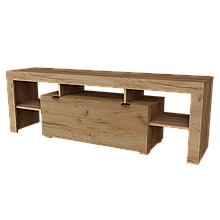 Тумба під телевізор в передпокій, вітальню з ЛДСП Сімпл ТС-1500 Дуб крафт золотий Неман