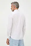 AllOriginal com ua Бавовняна сорочка Pepe Jeans Curtis чоловіча колір білий slim класичний комір РОЗМІРИ, фото 3