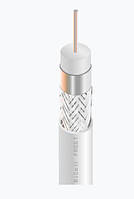 Кабель коаксіальний BiCoil FROST F660BV, CCS, 1,02 мм, екран 60%, 75 Ом, оболонка 6,91 мм біла, котушка 305m