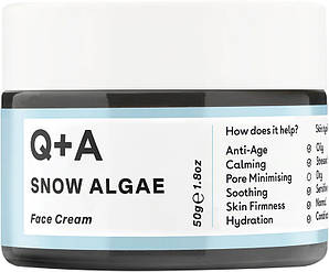 Крем для обличчя зі сніговою водоростю Snow Algae Intensive Face Cream Q+A, 50 г