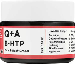 Крем для обличчя та шиї 5-HTP Face&Neck Cream Q+A, 50 г