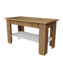 Стіл журнальний кофейний у вітальню ЛДСП Сімпл ЖС-2 Дуб крафт золотий Неман