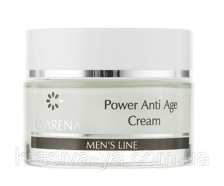 Power Anti-Age Cream Заспокійливий крем для чоловіків від зморшок, 50 мл
