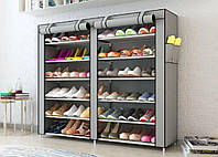 Органайзер для зберігання речей та взуття в шафу, Полиця тканинна для взуття Т-2712