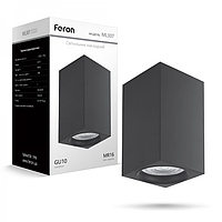 Накладной неповоротный светильник Feron ML307 GU10/MR-16 IP20 60х110 мм черный