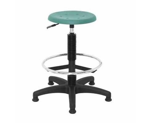 Стілець медичний Polo Special BL Green (шарніри, ринг) на колесах для лікаря стоматолога асистента пацієнта, фото 1