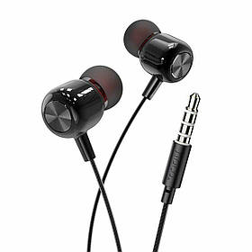 Навушники HOCO M87 String wired earphones with with microphone Gloomy Black ly