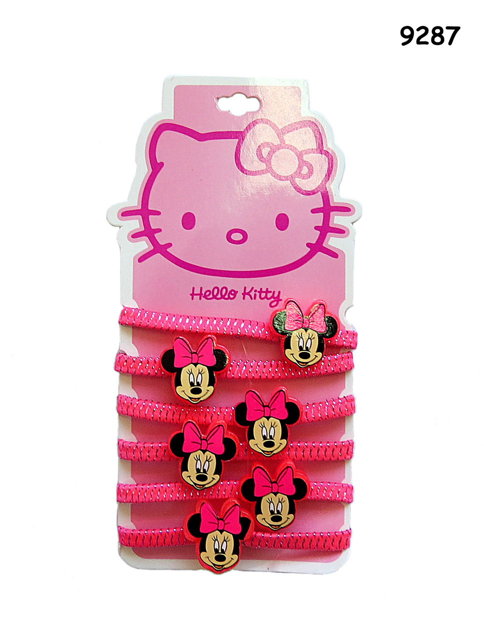 Набор резинок Minnie Mouse для девочки, 6 штук - фото 2 - id-p301606761