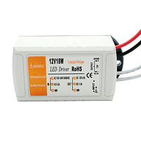 Блок питания LED драйвер трансформатор AC-DC 220-12В 18Вт для LED-лент kr