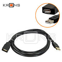 USB 2.0 подовжувач, кабель AF-AM, 4.5м kr