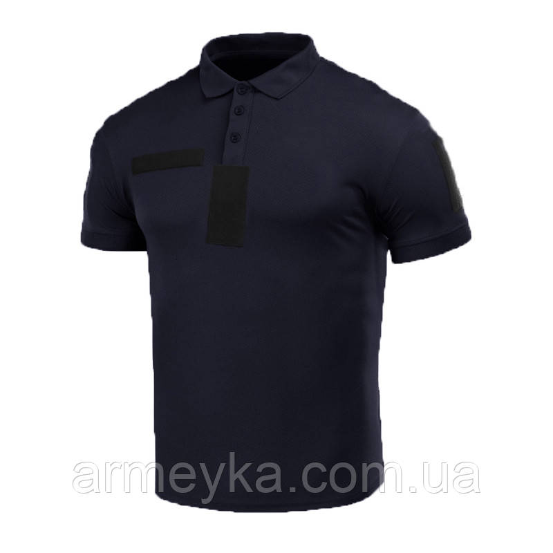 Футболка, Polo, темно-синій, coolmax, UA 44 (ОГ до 91), 44