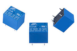 Реле SONGLE 10A 250 В перемикне (котушка 5 В DC) amc