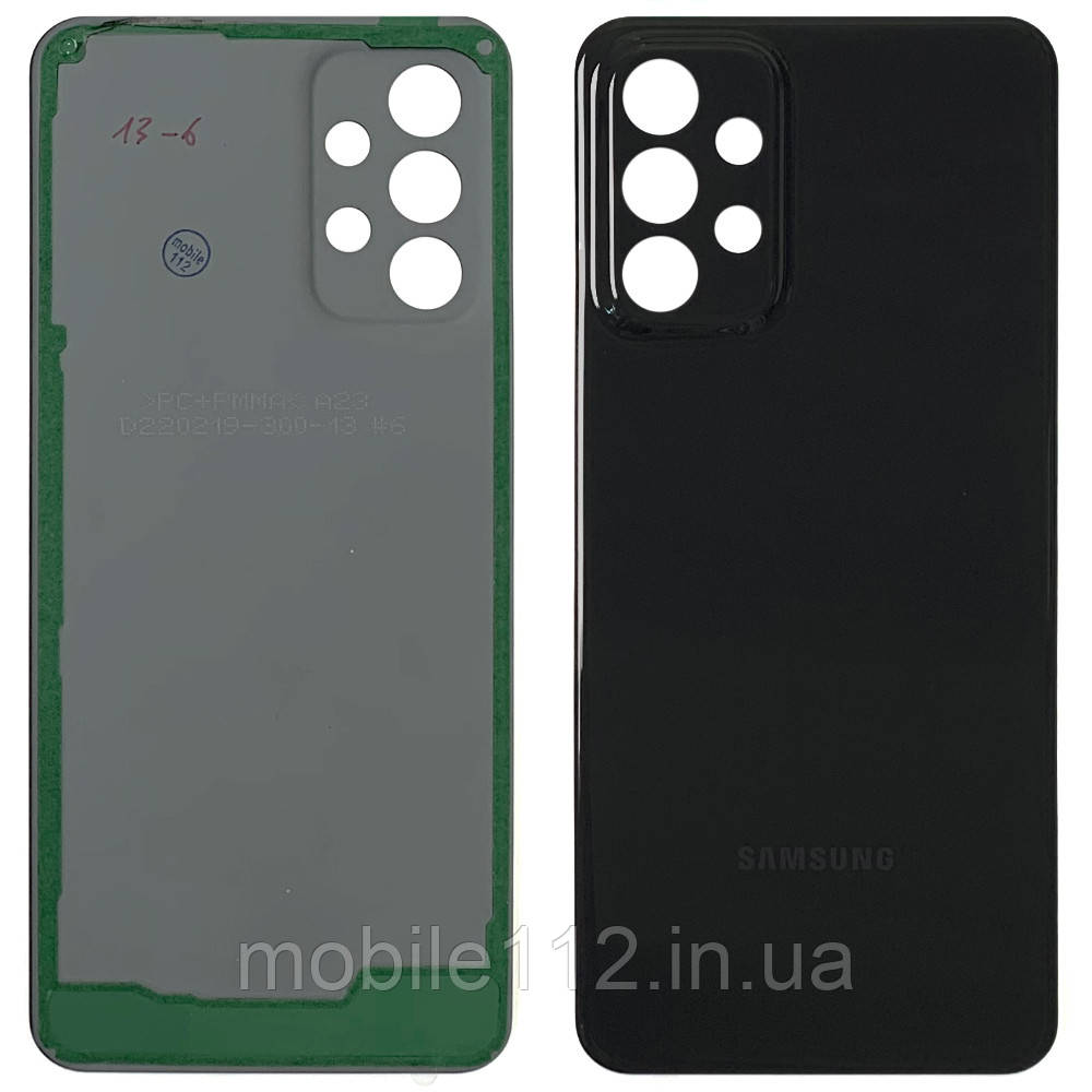 Задня кришка Samsung Galaxy A23 A235F (чорна оригінал Китай), фото 1