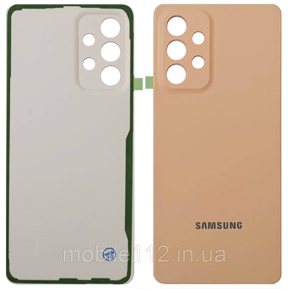 Задня кришка Samsung Galaxy A53 5G A536B (помаранчева оригінал Китай), фото 1