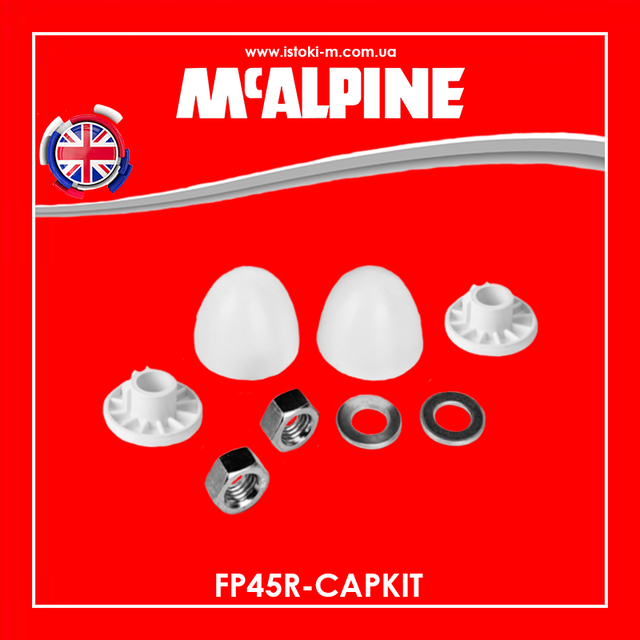 Монтажний комплект для підвісних унітазів і біде McAlpine FP45R-CAPKIT_Комплект з'єднувальних кріпильних гвинтів з білими ковпачками для інсталяції FP45R-CAPKIT McAlpine_Комплект з'єднувальних кріпильних гвинтів для інсталяції_McAlpine FP45R- CAPKIT_інсталяція комплектуючі_Комплектуючі для інсталяцій_Комплектуючі для інсталяції унітазу_Монтажний комплект для підвісних унітазів_Монтажний комплект для підвісних біде_Набір гайок для інсталяцій з білими заглушками_Набір гайок для інсталяцій_набір монтажний для інсталяції_Комплектуючі mcalpine_Mcalpine_комплектуючі для сантехніки_комплектуючі для інсталяції mcalpine_Монтажний комплект для інсталяцій_ Комплект сполучних кріпильних гвинтів для інсталяцій_Комплект сполучних гвинтів для інсталяцій