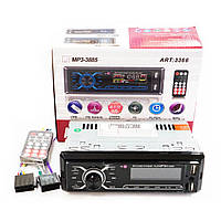 1 дин сенсорна автомагнітола MP3-3885 ISO Bluetooth AUX автомобільна магнітола з 2 USB та блютузом, фото 3