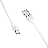 Кабель Borofone BX19 Benefit Micro-USB 1m, up to 1.3A White