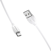 Кабель Borofone BX19 Benefit  Micro-USB 1m, up to 1.3A White