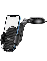 Крепление для телефонов UGREEN LP405 Waterfall-Shaped Suction Cup Phone Mount Black (20473)