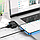 Мультипортовий адаптер Borofone USB splitter DH3 на 3 порти black usb розгалужувач - концентратор, фото 4
