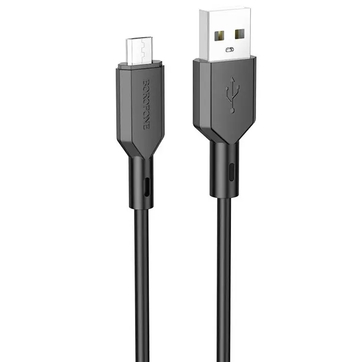 Кабель Borofone BX70 data cable for Micro usb 3A 1м black