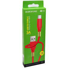 Кабель Borofone BX92 Advantage charging data cable Type-C red