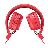 Наушники стерео Hoco W25 Promise wireless headphones red