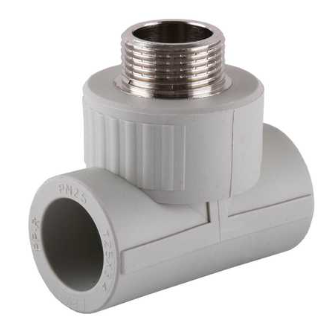 Трійник PP-R 25×3/4×25 з зовнішньою різьбою Туреччина