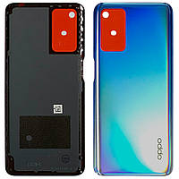 Задняя крышка Oppo A55 4G CPH2325, A55 5G PEMM00 синяя, Rainbow Blue ориг 4G